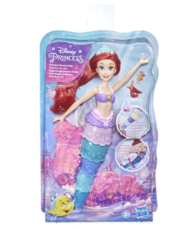 Кукла Disney Princess Ариэль радужная F03995L0 купить,NaN