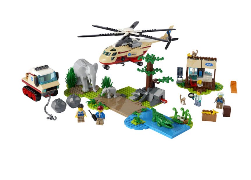Конструктор Lego City Операция по спасению зверей  60302 купить,NaN