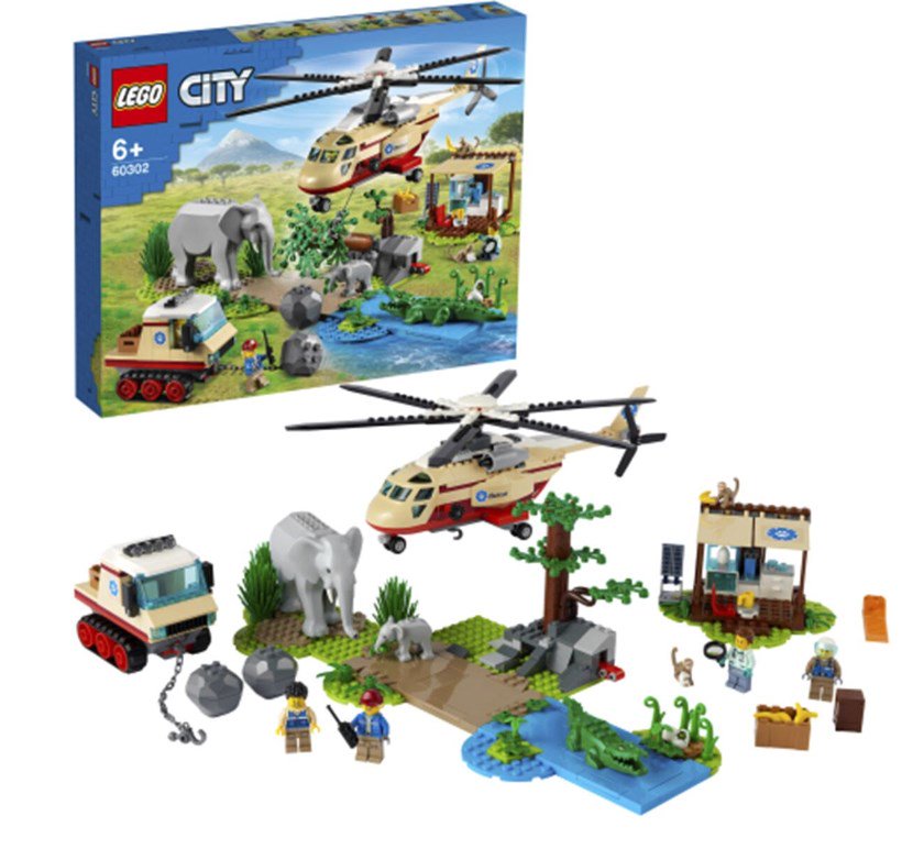 Конструктор Lego City Операция по спасению зверей  60302 купить,NaN