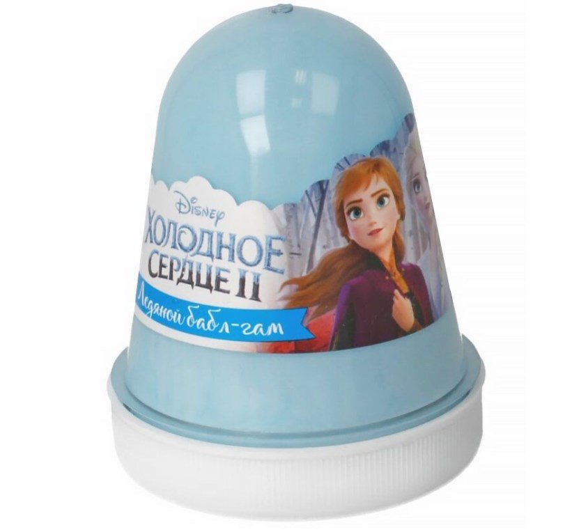 Слайм Slime Disney KiKi Fluffy Ледяной бабл-гам DSF01 голубой купить,NaN