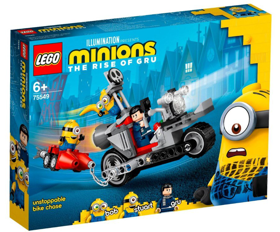 Конструктор Lego  Minions Невероятная погоня на мотоцикле 75549 купить,NaN