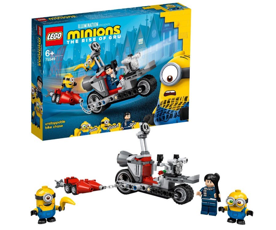 Конструктор Lego  Minions Невероятная погоня на мотоцикле 75549 купить,NaN