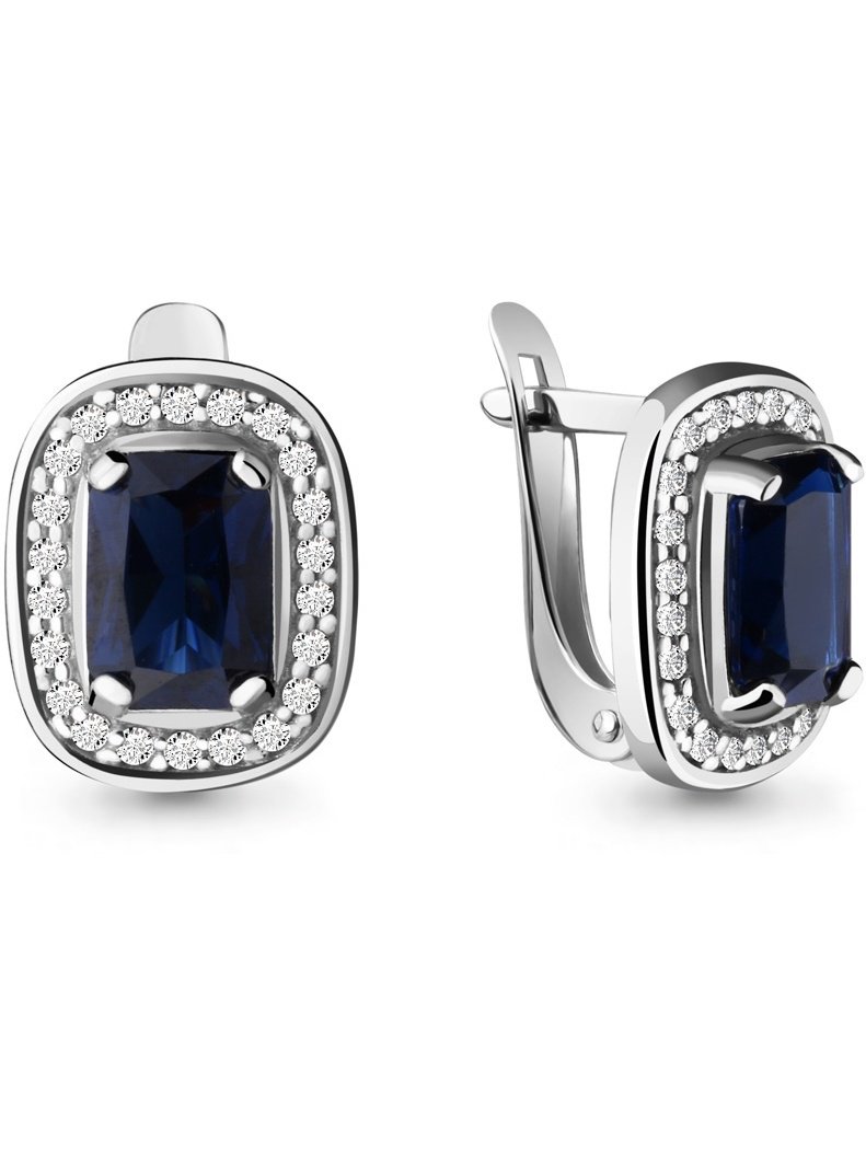  Серьги Aquamarine 42902Б 3,14гр. купить,NaN