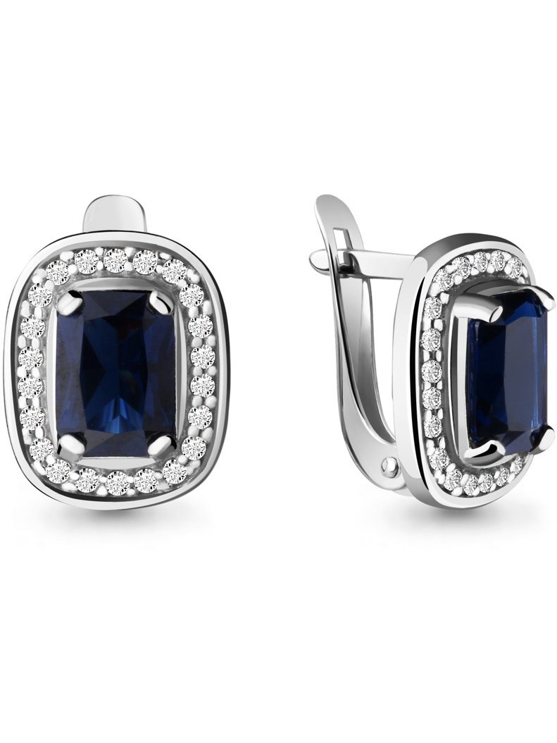  Серьги Aquamarine 42902Б 3,14гр. купить,NaN