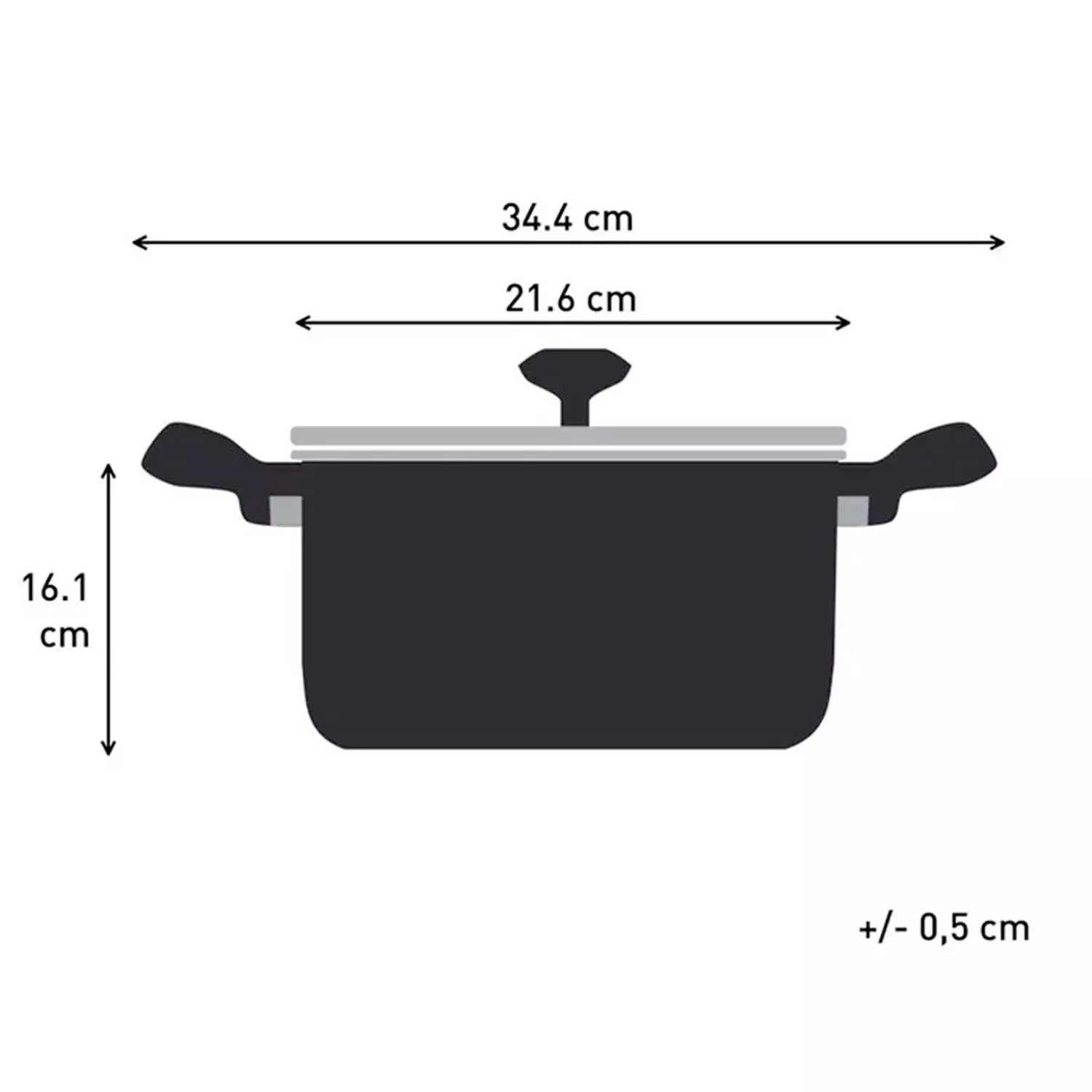 Кастрюля Tefal Confidence G7644474 20 см 