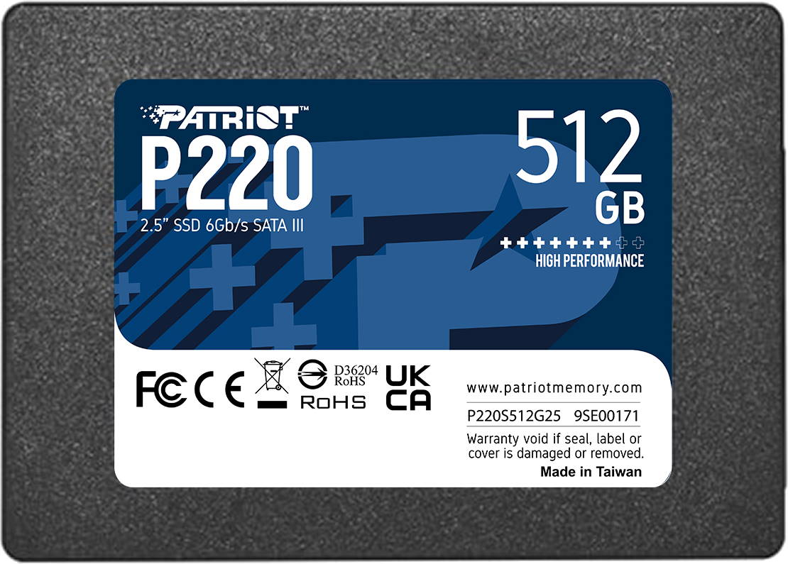 SSD накопитель Patriot P220S512G25 512 Gb