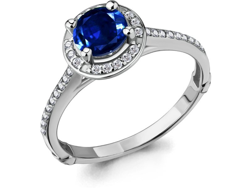 Кольцо Aquamarine 63989Б 17р 2,88гр. купить,NaN