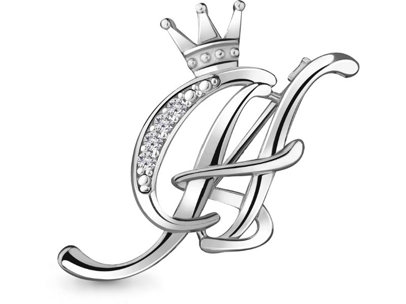 Брошь Aquamarine 77336А  купить,NaN