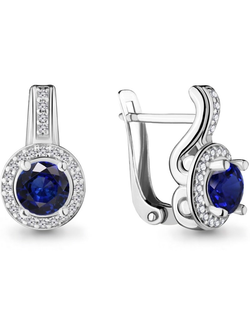 Серьги Aquamarine 42981Б  купить,NaN