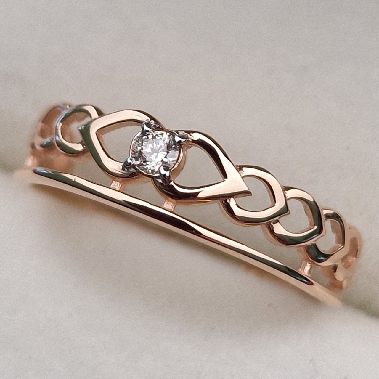 Кольцо Deimantas 100358719 16,5р 1,17гр 0,035ct. купить,NaN