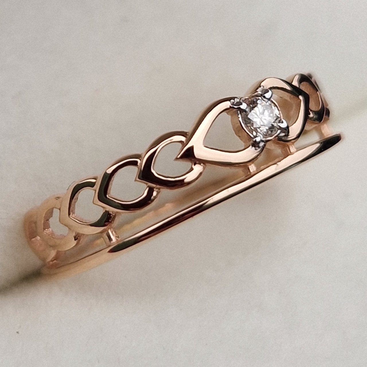 Кольцо Deimantas 100358719 16,5р 1,17гр 0,035ct. купить,NaN