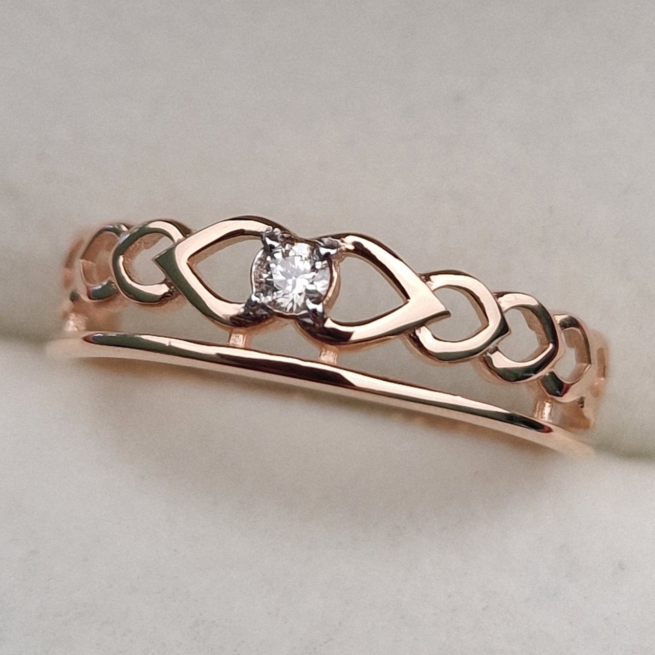 Кольцо Deimantas 100358719 16,5р 1,17гр 0,035ct. купить,NaN