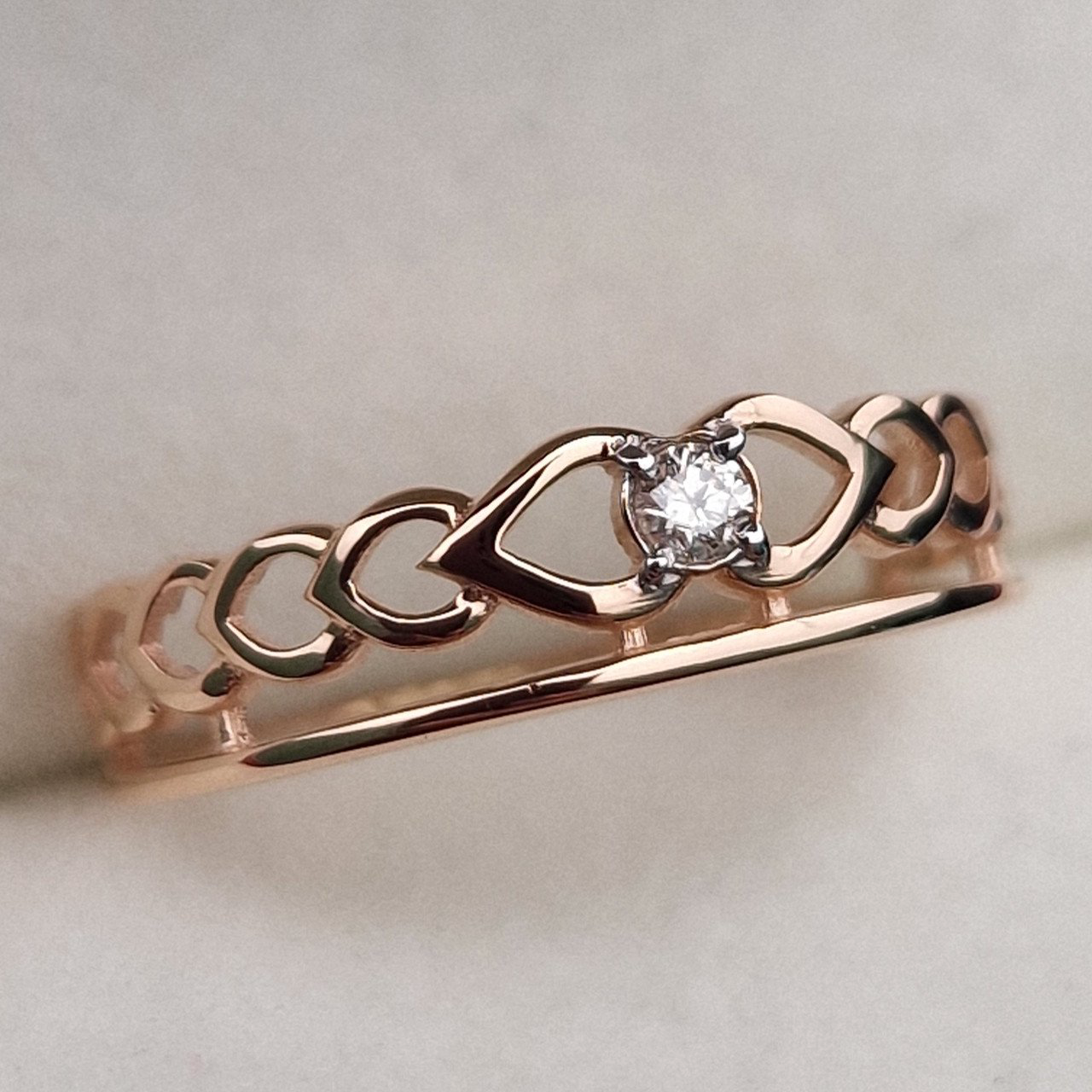 Кольцо Deimantas 100358719 16,5р 1,17гр 0,035ct. купить,NaN