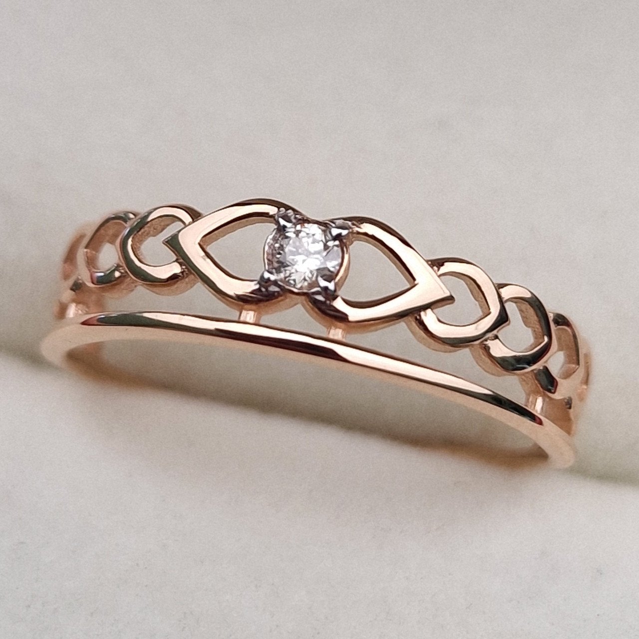 Кольцо Deimantas 100358719 16,5р 1,17гр 0,035ct. купить,NaN