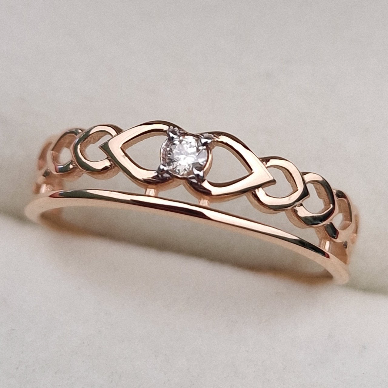 Кольцо Deimantas 100358719 16,5р 1,17гр 0,035ct. купить,NaN