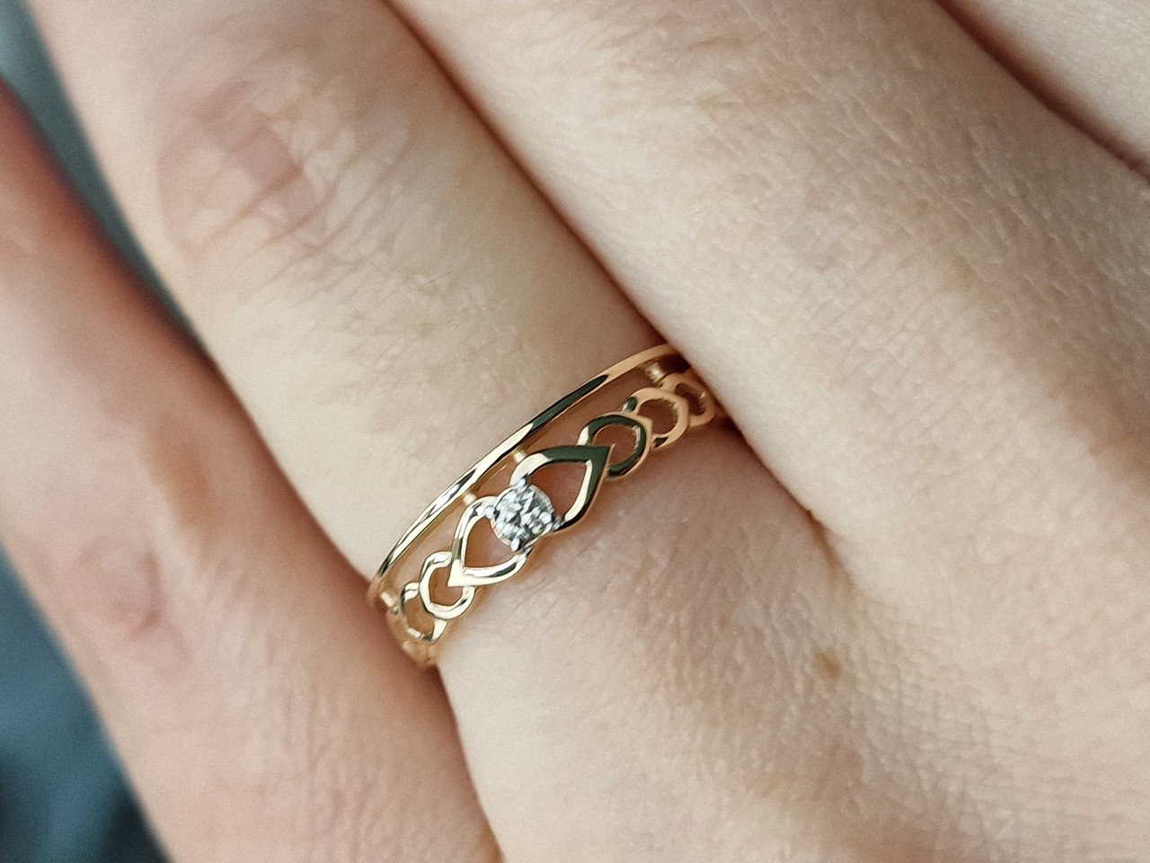 Кольцо Deimantas 100358719 16,5р 1,17гр 0,035ct. купить,NaN