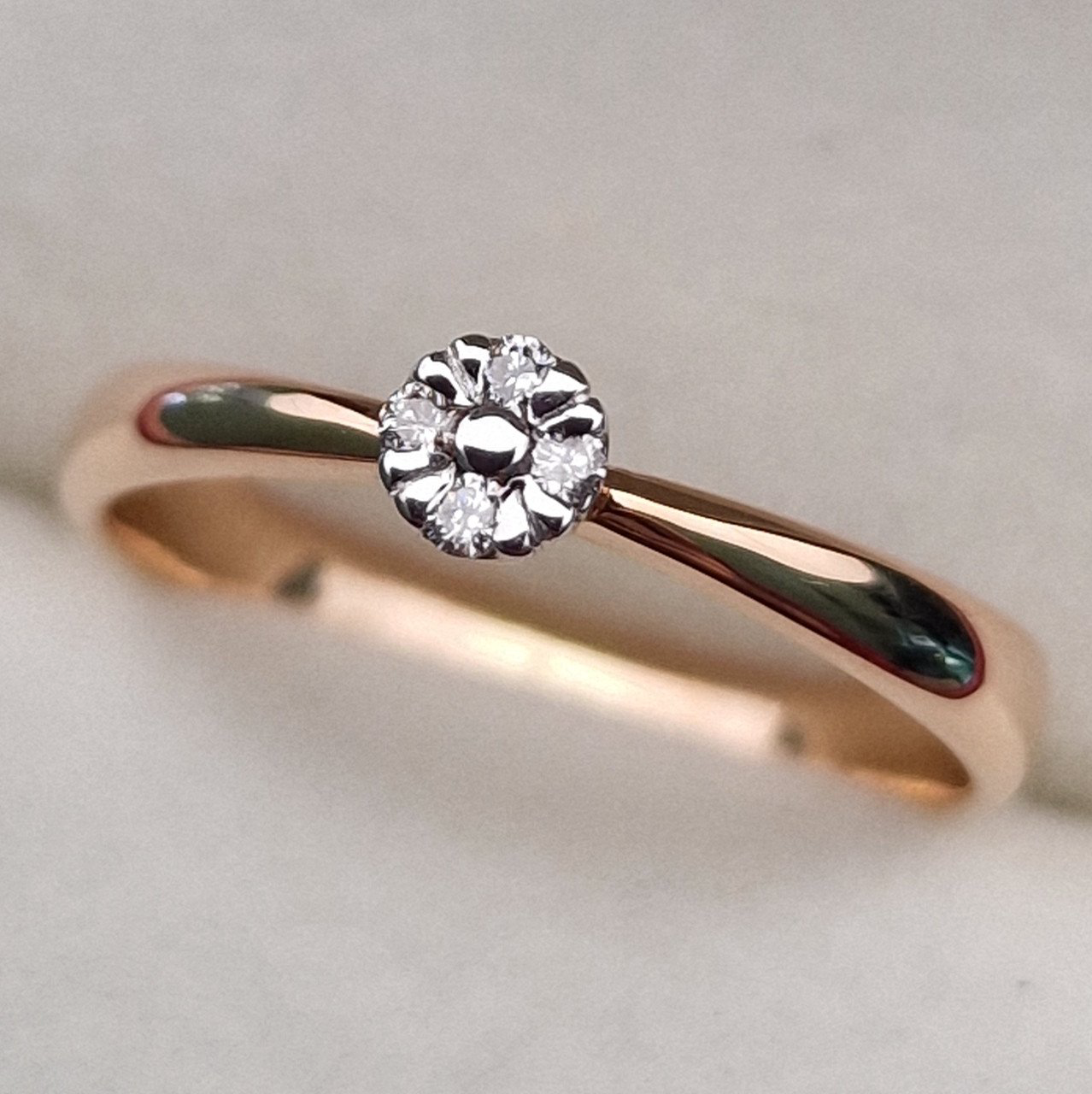 Кольцо Deimantas 100358752 17р 1.81гр 0,051ct. купить,NaN