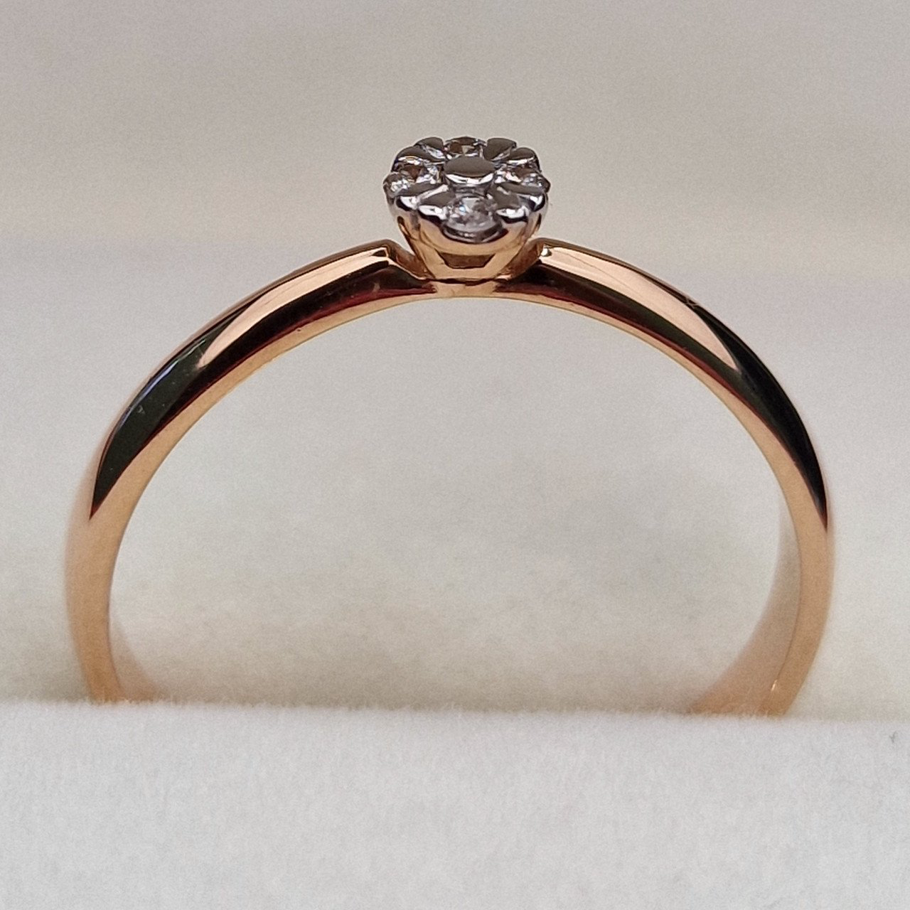 Кольцо Deimantas 100358752 17р 1.81гр 0,051ct. купить,NaN