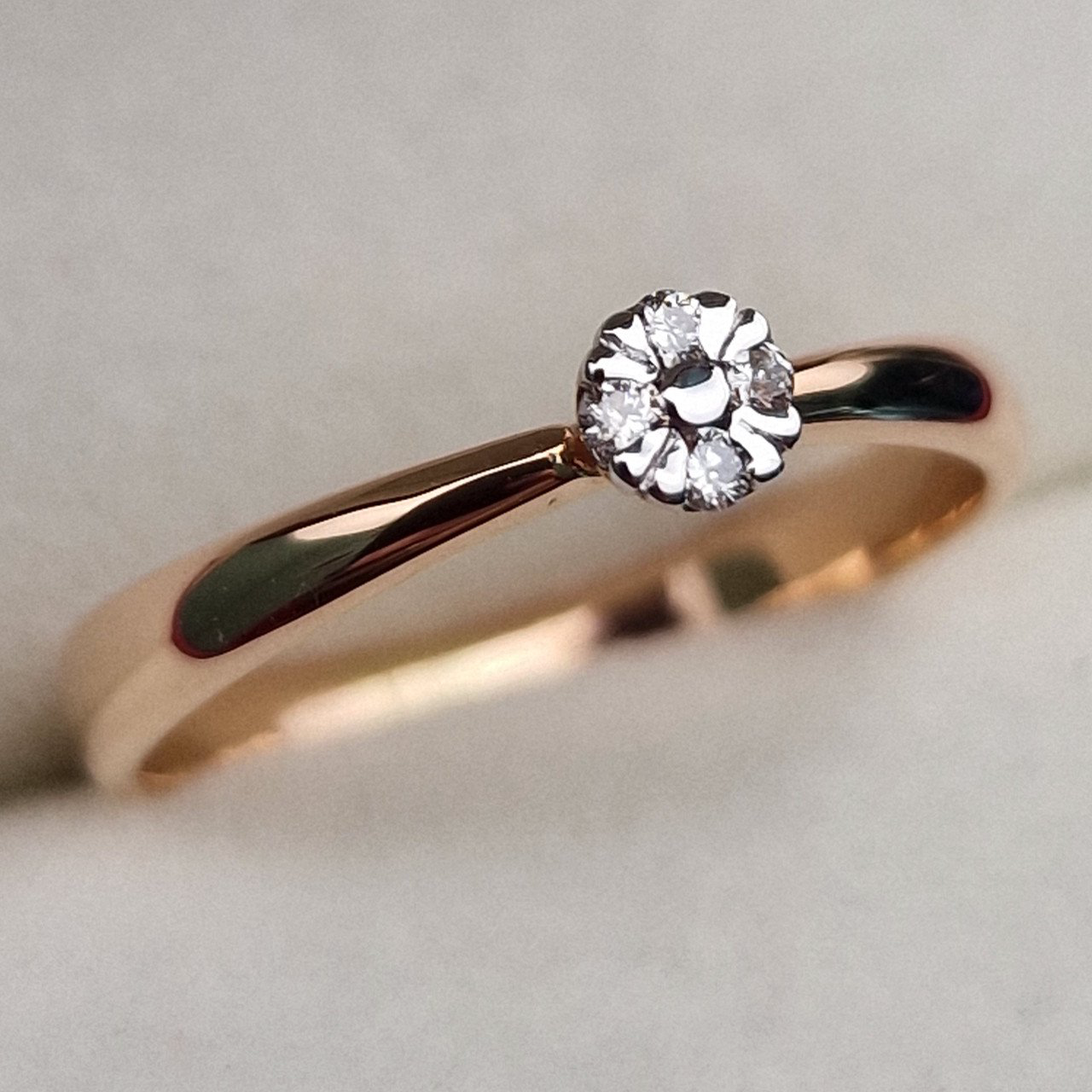 Кольцо Deimantas 100358752 17р 1.81гр 0,051ct. купить,NaN