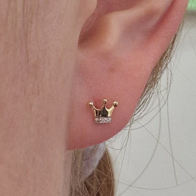 Серьги Deimantas 100358831 0,86гр 0,006ct. купить,NaN