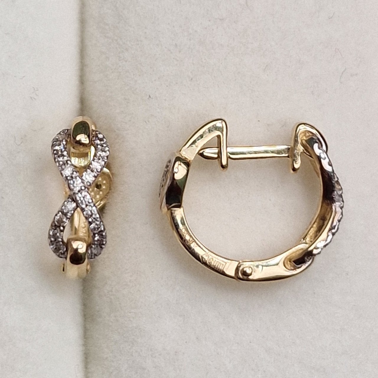 Серьги Deimantas 100358933 2,55гр 0,19ct. купить,NaN