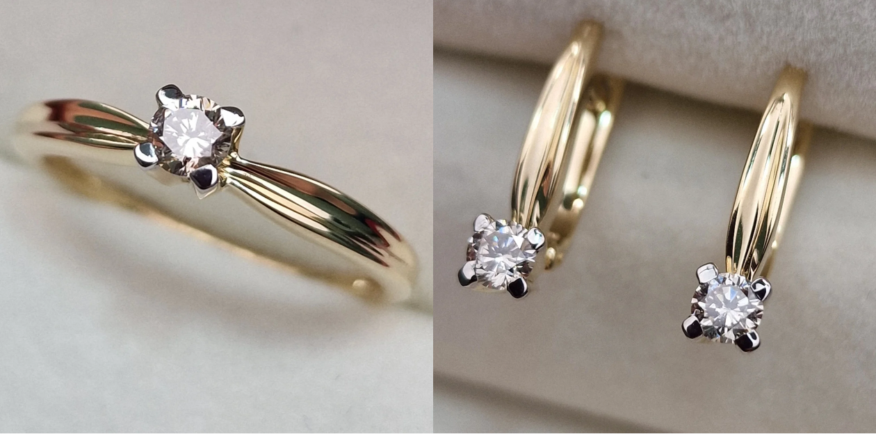Комплект Deimantas 100401488 0,182ct 0,362ct. купить,NaN