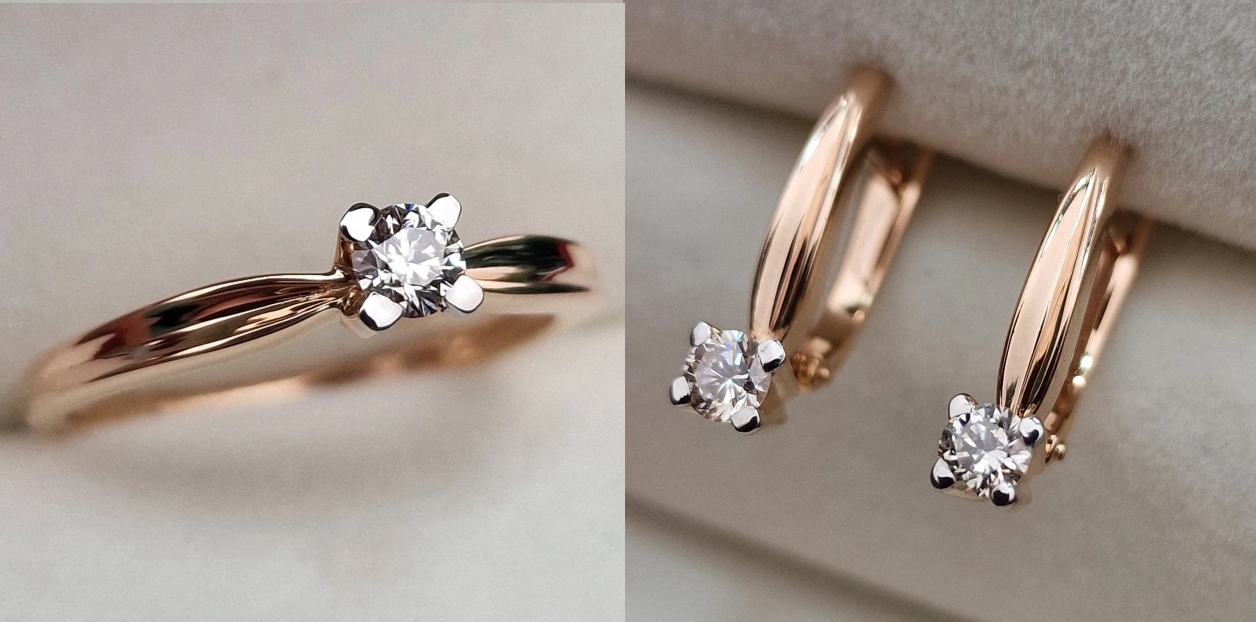 Комплект Deimantas 100401514 0,19ct 0,362ct. купить,NaN