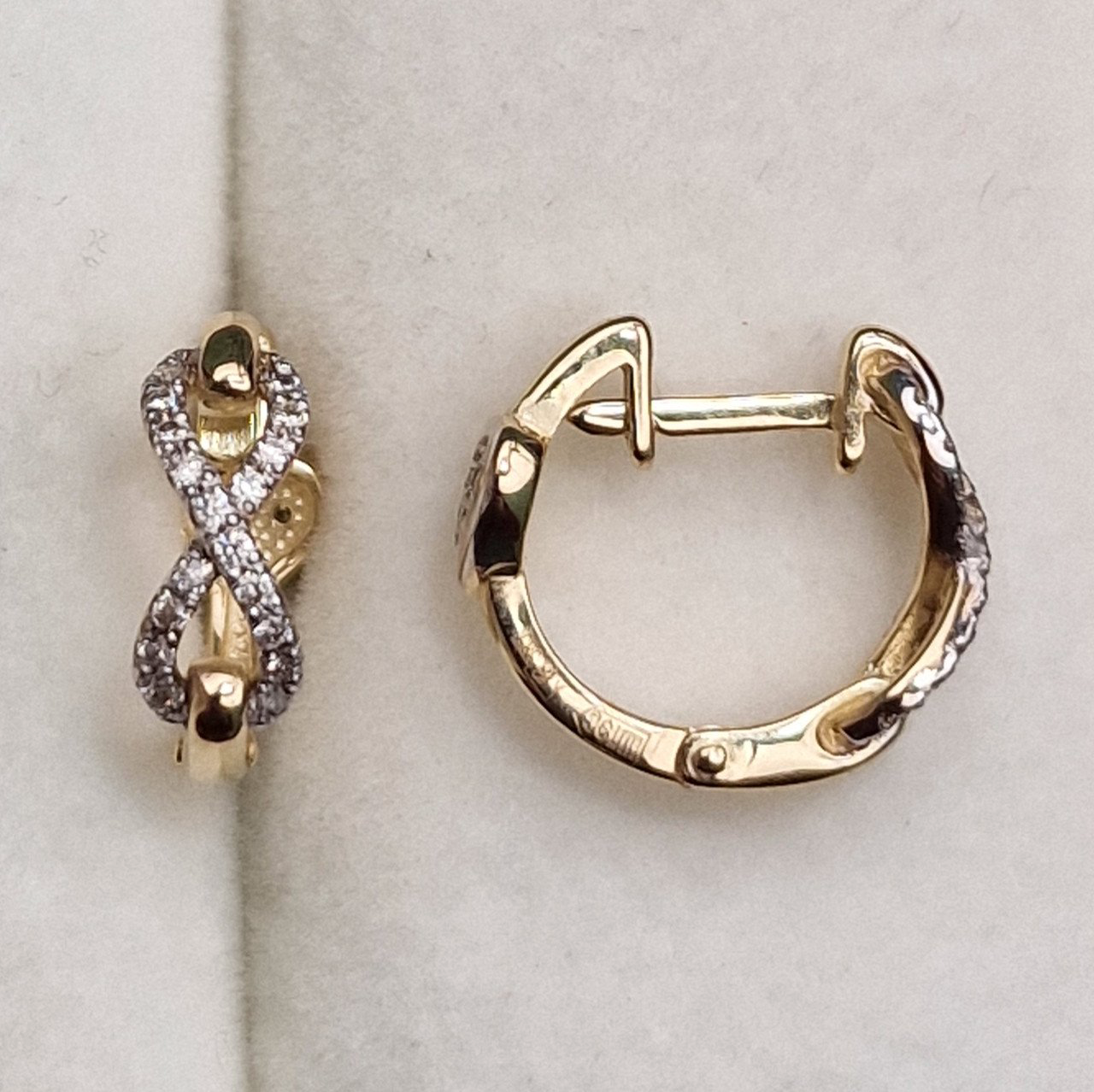 Серьги Deimantas 100358939 2,58гр 0,204ct. купить,NaN