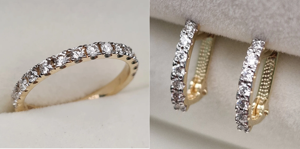 Комплект Deimantas 100425290 0,40ct 0,19ct. купить,NaN