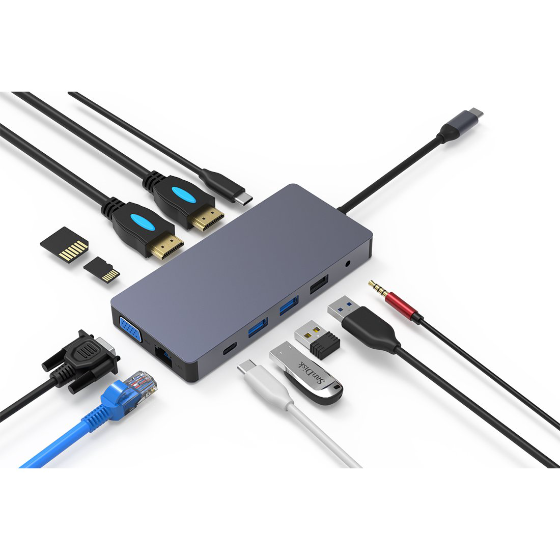 USB-hub X-Game XGH-1201 серый купить,NaN