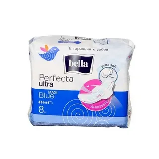 Bella Perfecta Ultra Maxi Blue прокладки 8  шт купить,NaN