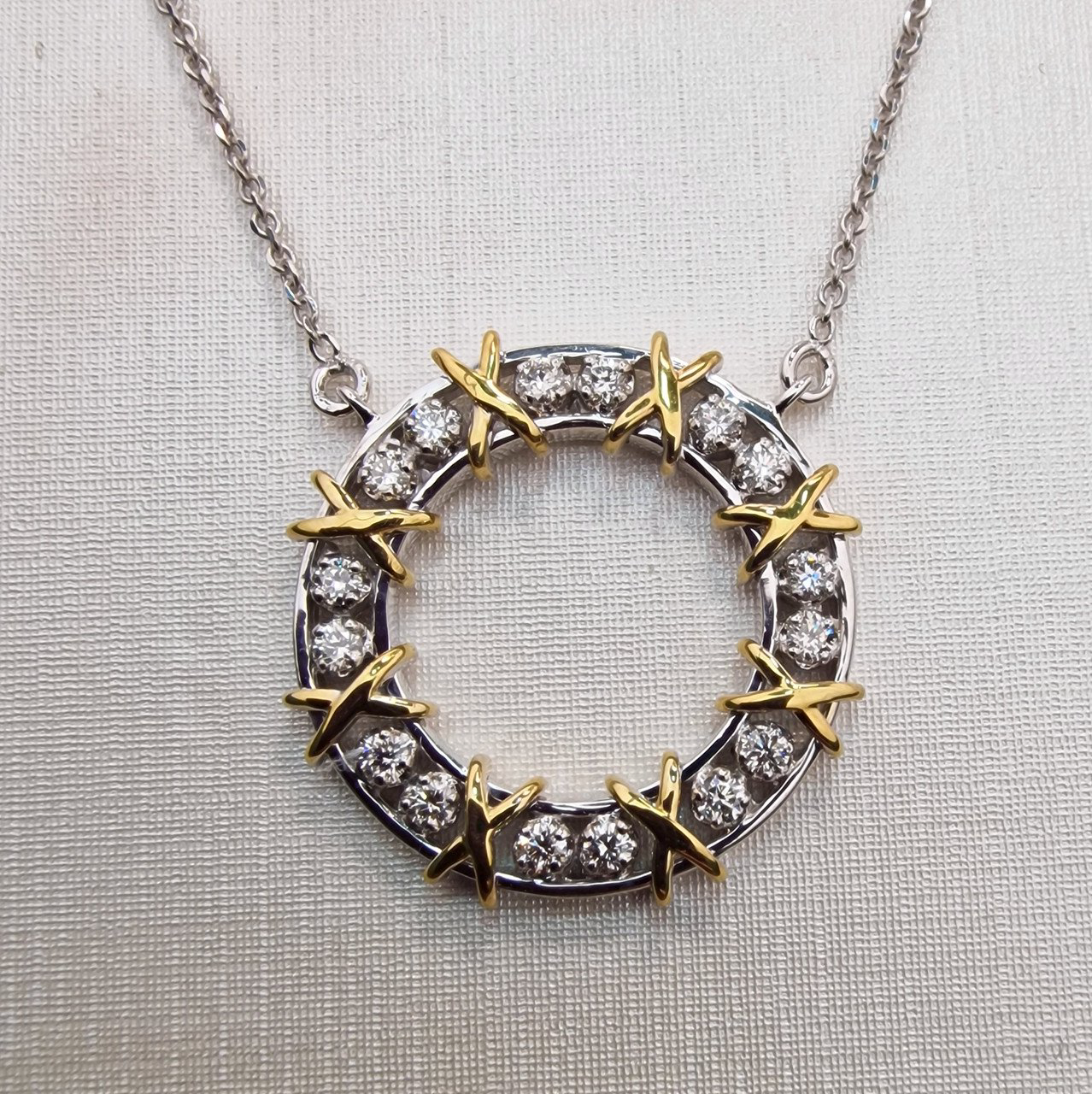 Колье Deimantas 100067829 50см 7,02гр 0,511ct. купить,NaN