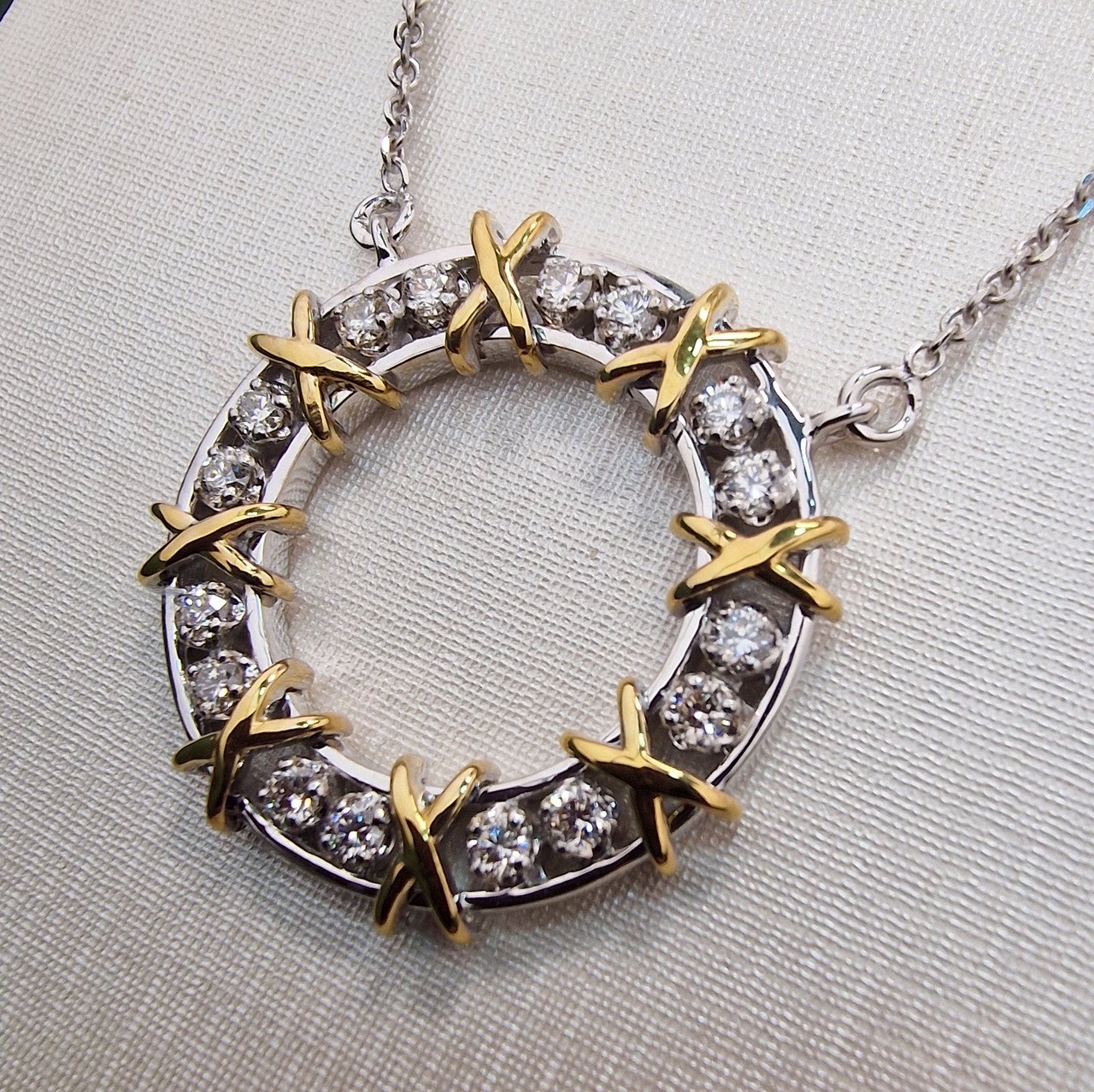 Колье Deimantas 100067829 50см 7,02гр 0,511ct. купить,NaN