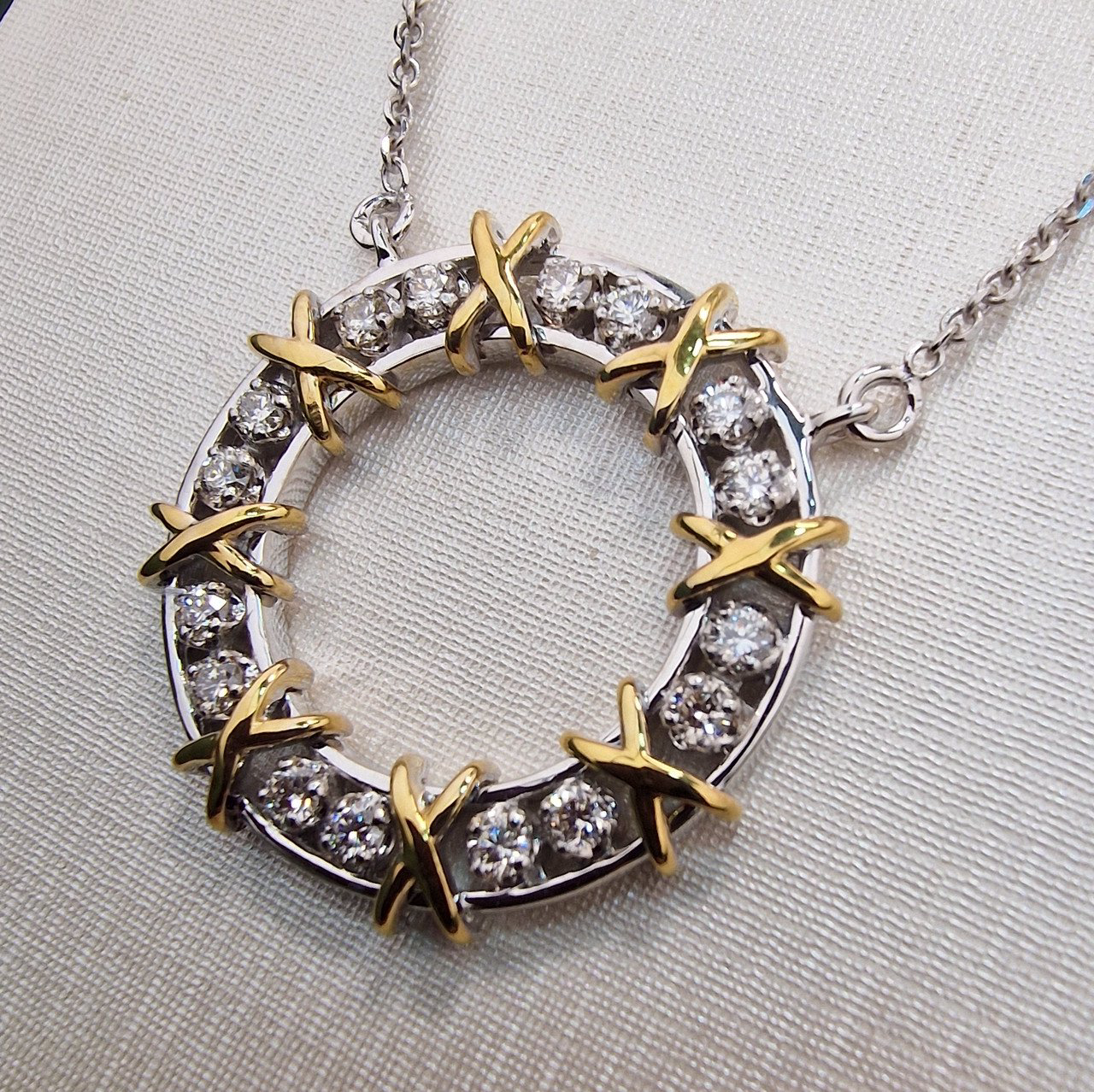 Колье Deimantas 100067829 50см 7,02гр 0,511ct. купить,NaN