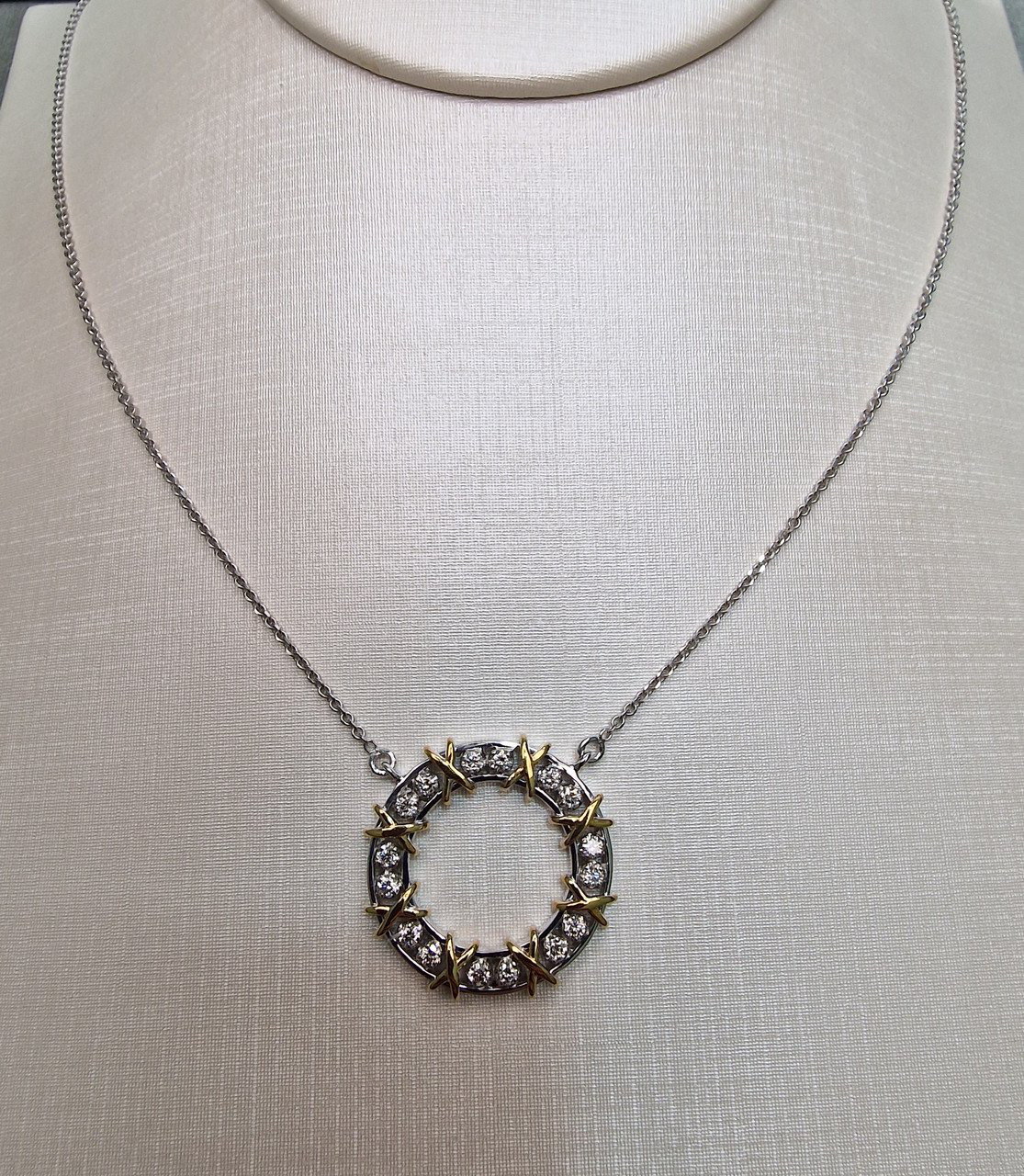 Колье Deimantas 100067829 50см 7,02гр 0,511ct. купить,NaN