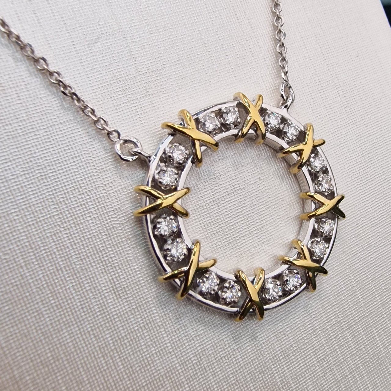 Колье Deimantas 100067829 50см 7,02гр 0,511ct. купить,NaN