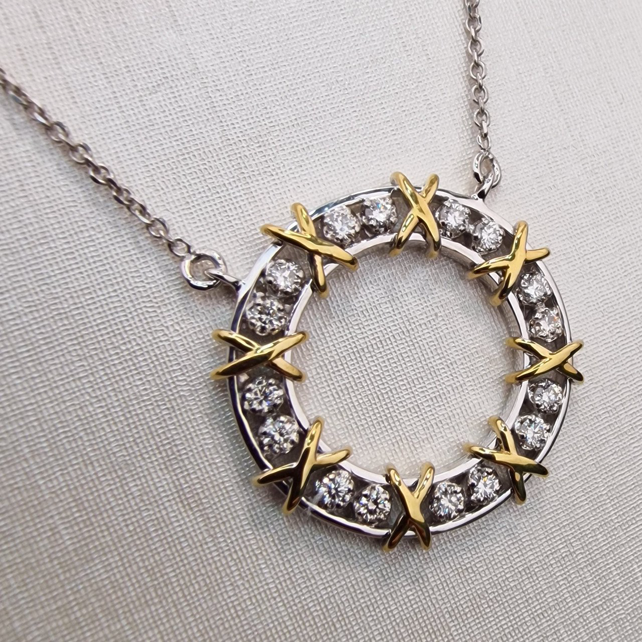 Колье Deimantas 100067829 50см 7,02гр 0,511ct. купить,NaN
