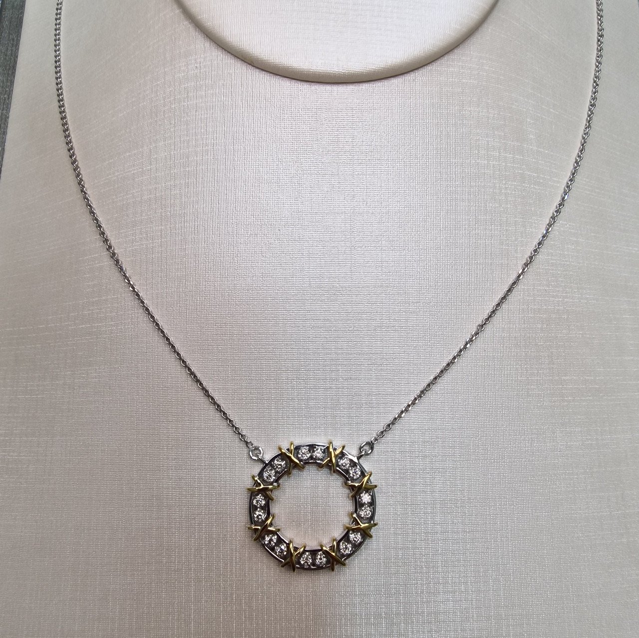 Колье Deimantas 100067829 50см 7,02гр 0,511ct. купить,NaN
