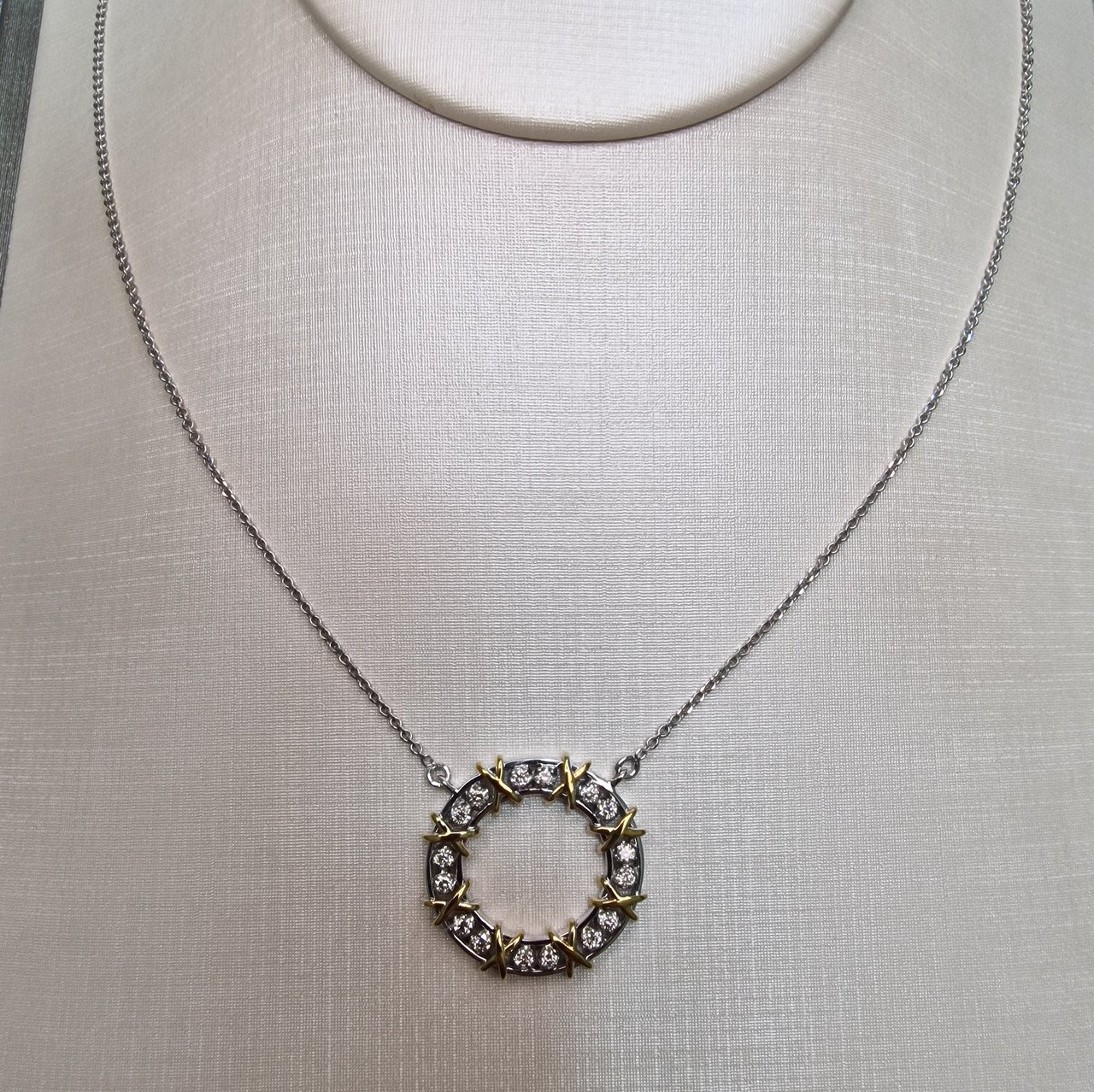 Колье Deimantas 100067829 50см 7,02гр 0,511ct. купить,NaN