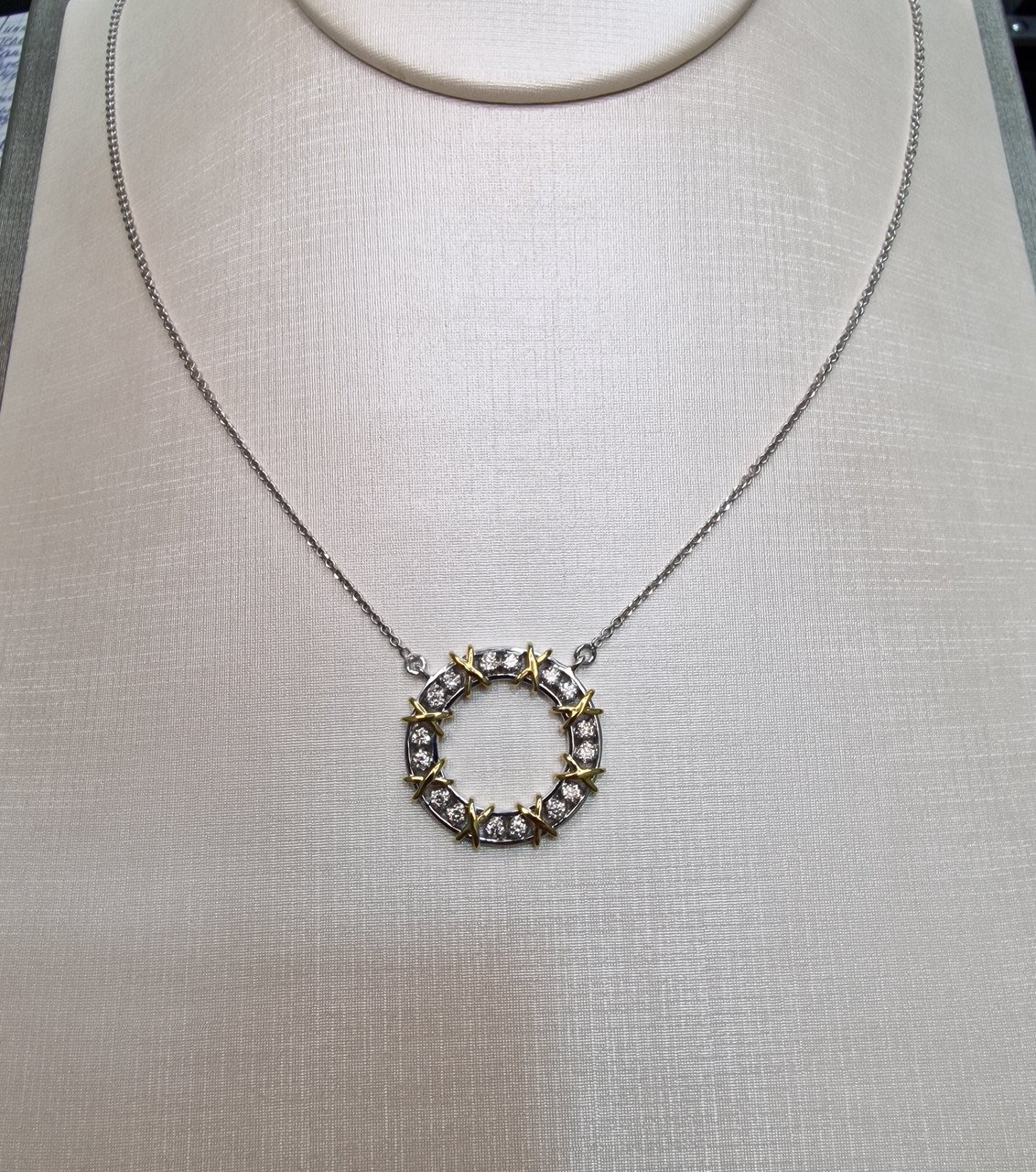 Колье Deimantas 100067829 50см 7,02гр 0,511ct. купить,NaN