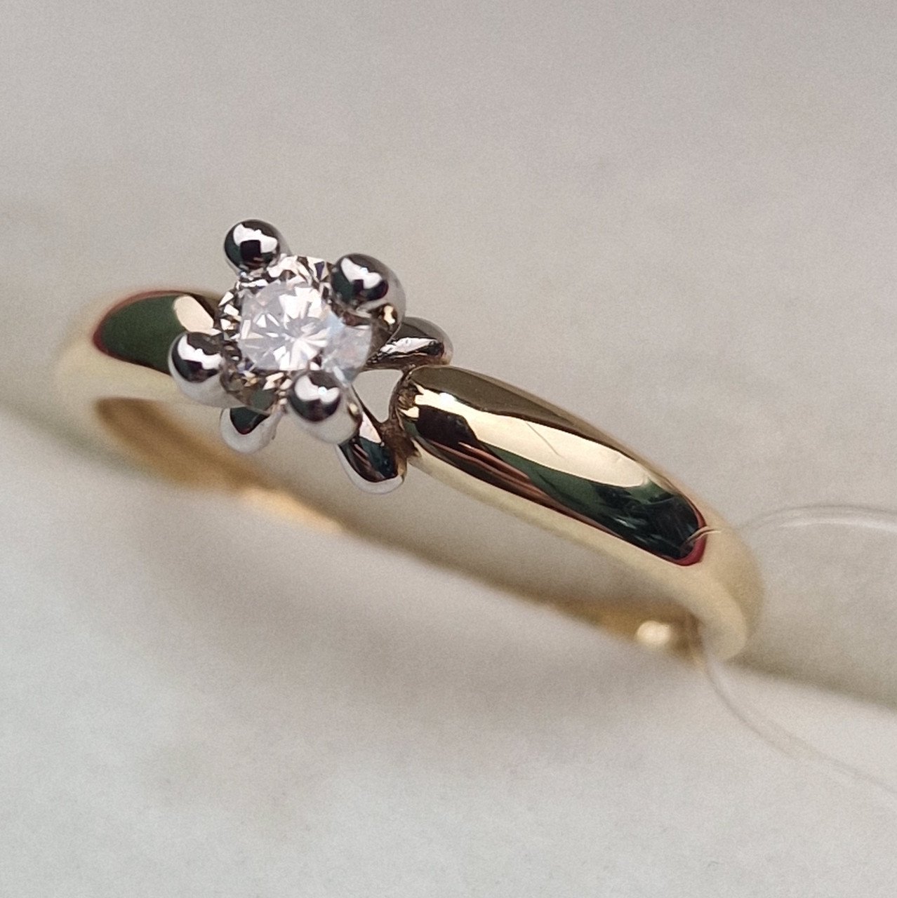 Кольцо Deimantas 100067858 17р 1,56гр 0,20ct. купить,NaN