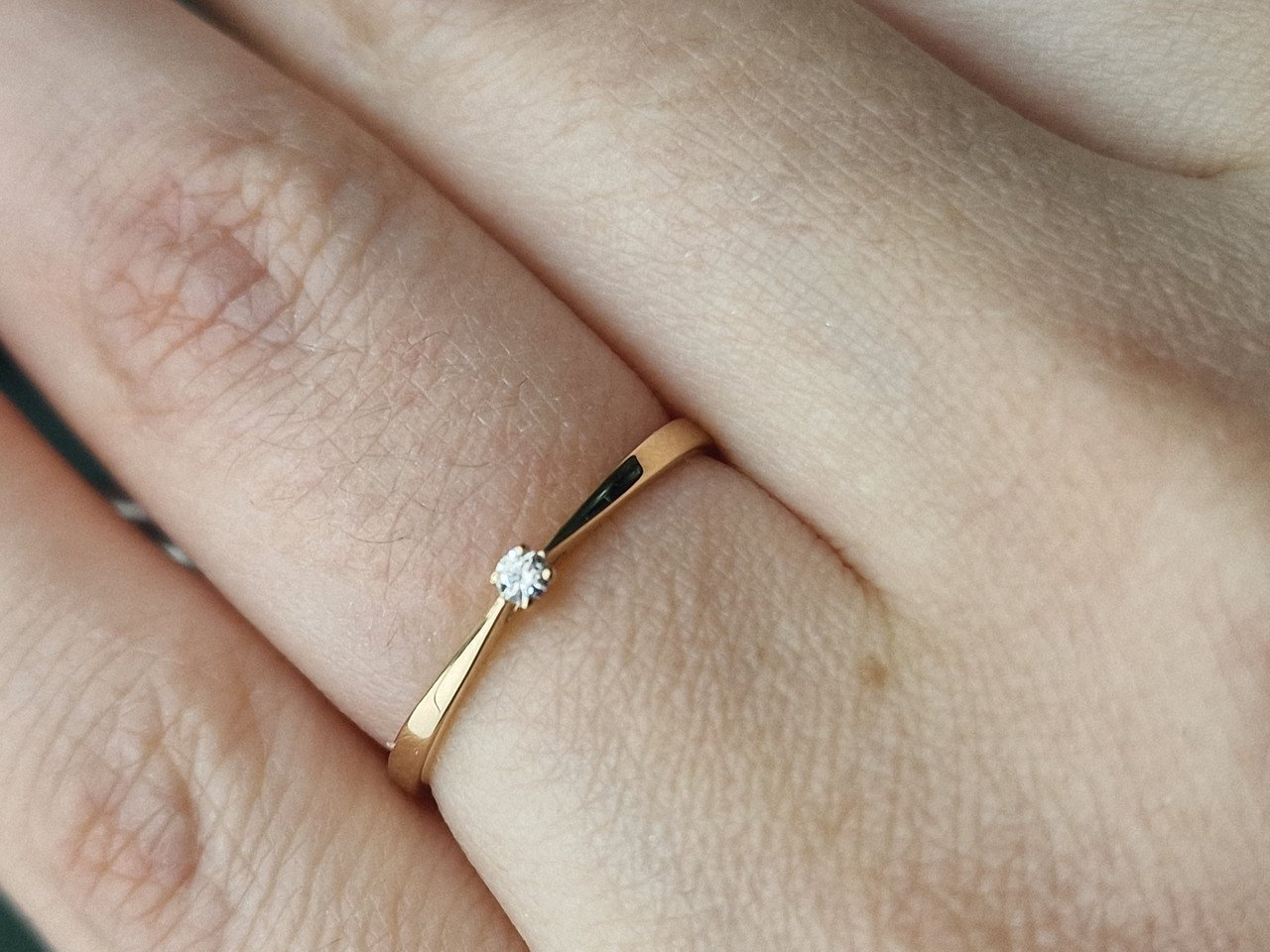 Кольцо Deimantas 100067918 17р 0,95гр 0,03ct. купить,NaN