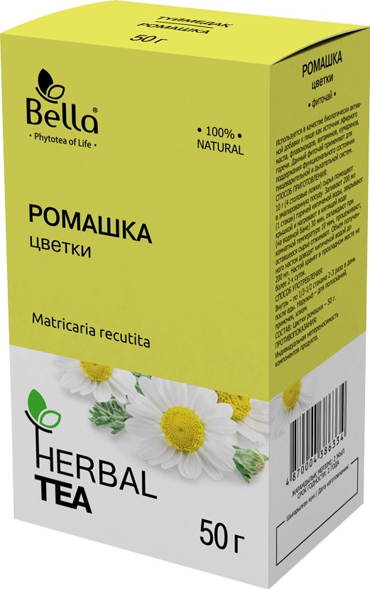 Ева-Фито ТОО  Фито чай  Bella Ромашка цветки 50 г