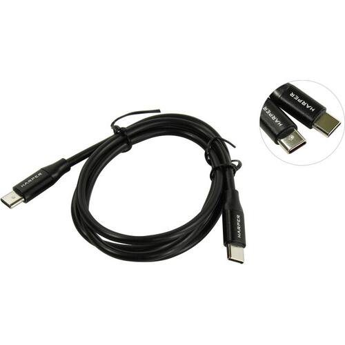 Кабель Harper SCH-770 Type-C/Type-C Black купить,NaN