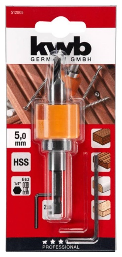 Сверло KWB HSS 512005 5 мм 1 шт