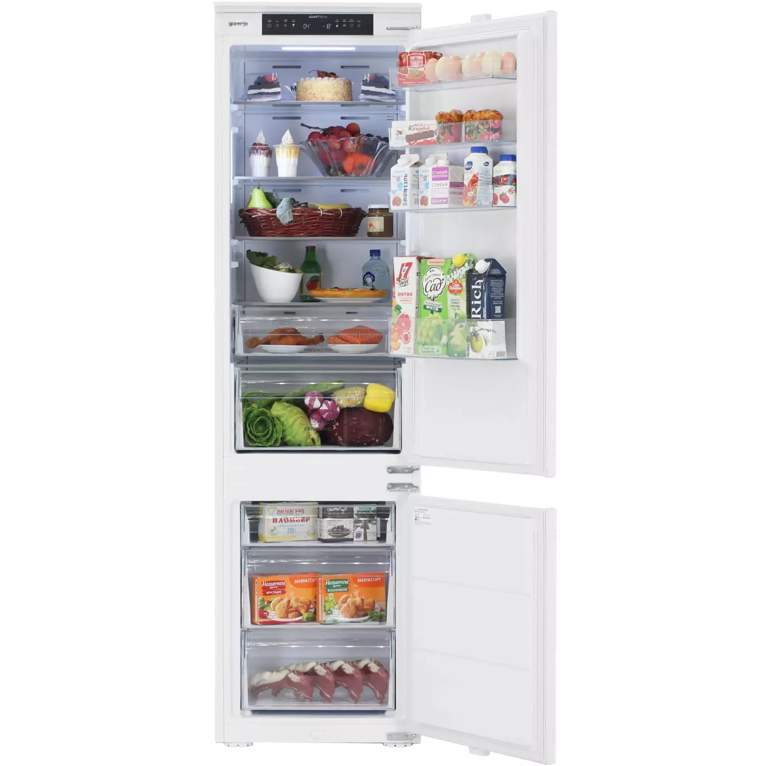 Холодильник Gorenje NRKI519141 White купить,NaN