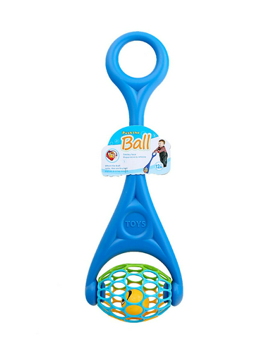 Игрушка Baby Toy развивающая каталка Шар синий