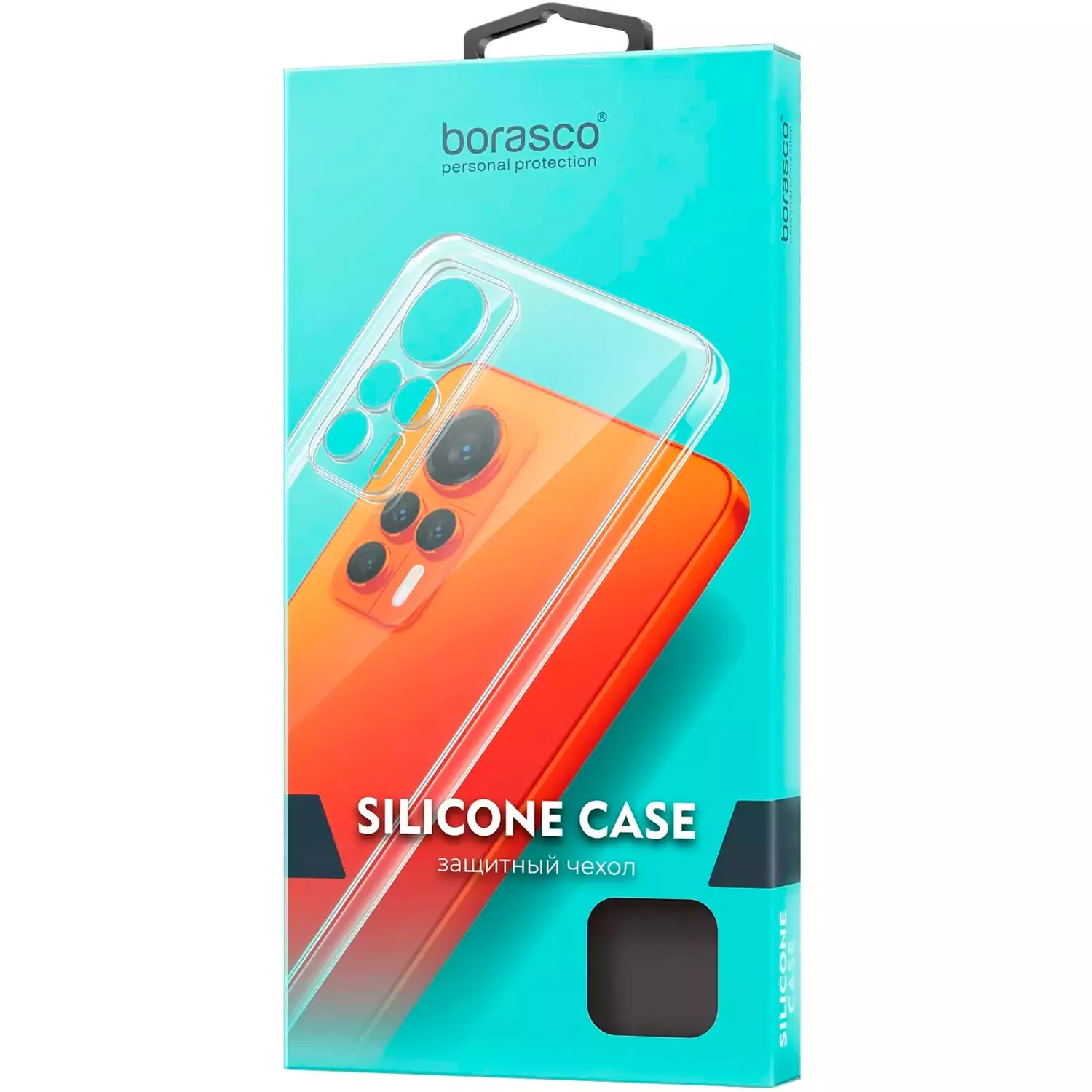 Чехол для телефона BoraSCO Silicone Case 75704 для iPhone 17 Pro прозрачный купить,NaN
