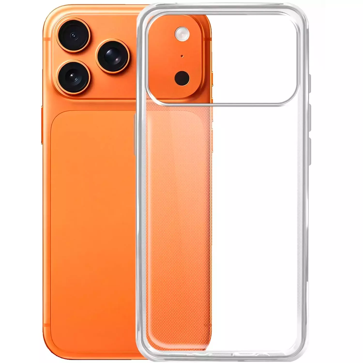 Чехол для телефона BoraSCO Silicone Case 75704 для iPhone 17 Pro прозрачный купить,NaN