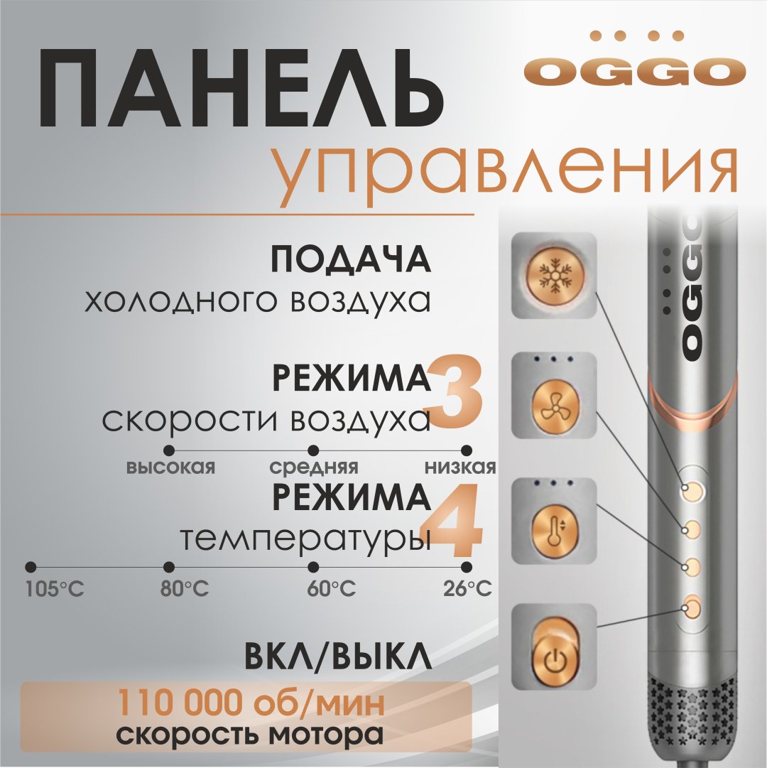 OGGO LMF109GG стайлер 1400 Вт купить,50000